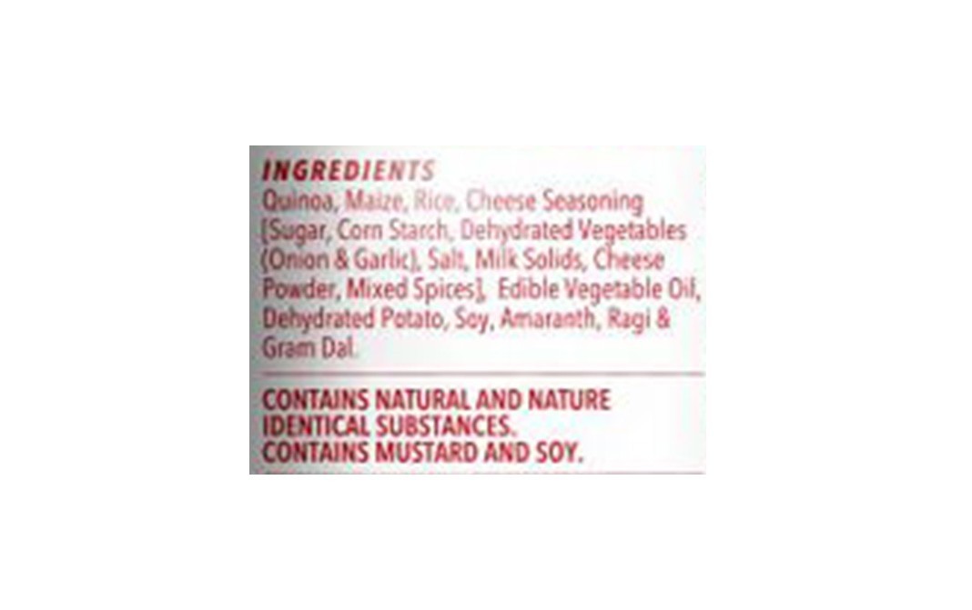 The Green Snack Co Quinao Puffs, Peppy Cheese    Tin  40 grams